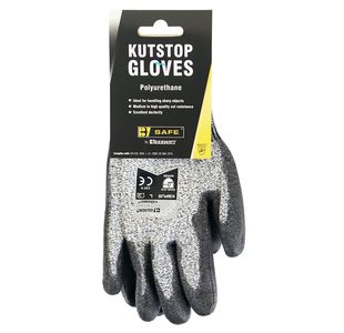 Kutstop Polyurethane Glvs 1Pr Blk Xl
