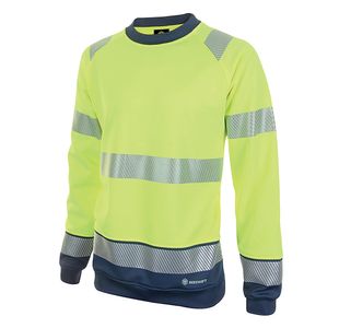 Hi Vis Sweatshirt Syellow/Nblue M