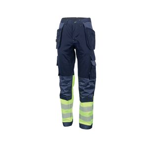 Hi Vis 2Tone Trousers Sylw/Nblu 32R