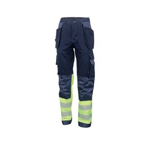 Hi Vis 2Tone Trousers Sylw/Nblu 34S