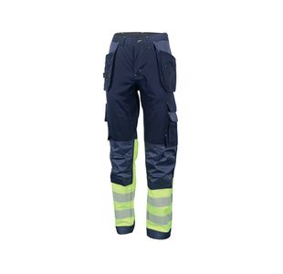 Hi Vis 2Tone Trousers Sylw/Nblu 42S