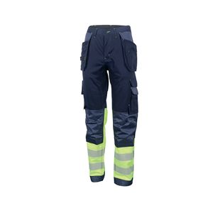 Hi Vis 2Tone Trousers Sylw/Nblu 44S