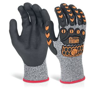 Nitrile Palm Coated Glvs 1Pr Grey L