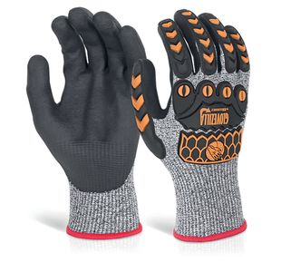 Nitrile Palm Coated Glv 1Pr Grey 2Xl
