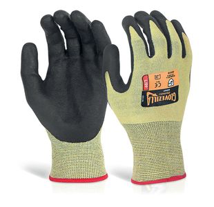 Nitrile Palm Coated Glvs 1Pr Ylw Xl