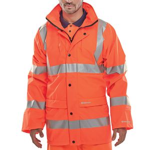 Beeswift Bseen Pu Jacket Orange L