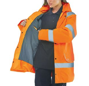 Fleece Lnd Traf Jacket Org 3Xl