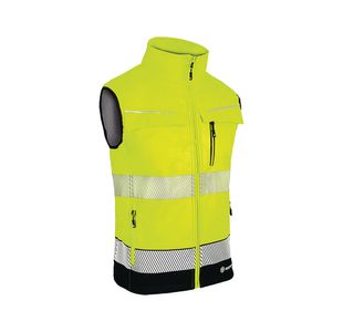 Deltic Hi Vis Gilet Sylw/Nblue M