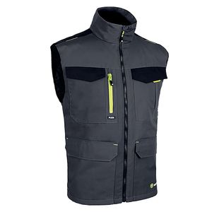 Flexworkwear Gilet Grey/Black 4Xl