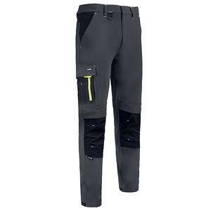 Flexworkwear Trousers Grey/Blk 30T