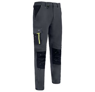 Flexworkwear Trousers Grey/Blk 32S