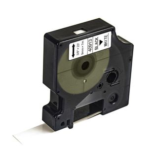 Dymo Compat Labels Black On White 9Mm X 7M