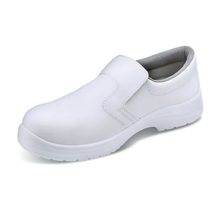 Micro Fibre S2 Shoe 1Pr Wht 5