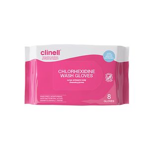 Clinell Chlorhexidine Wash Gloves P8