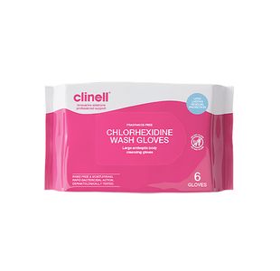 Clinell Wash Gloves Fragrnce Free P6