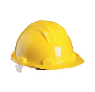 Slip Harness Safety Helmet Yellow