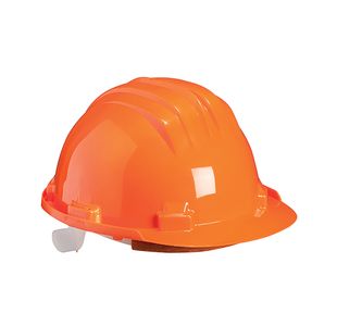 Slip Harness Safety Helmet Orange