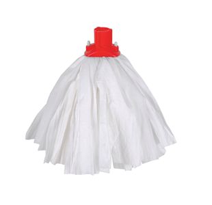 Exel Stnd Big White Mop Head Red P10