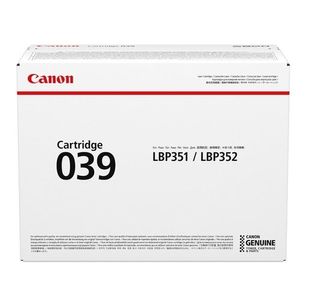 Canon 039 Toner Cartridge Black
