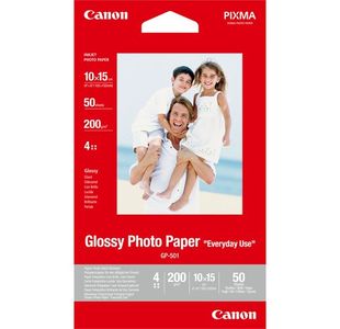 Canon Glossy Phto Paper 4X6Inch Pk50