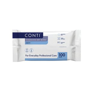 Conti Dry Wipes Soft Large X100 Pk32