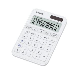 Casio Ms-20Yc Mini Desk Calc White