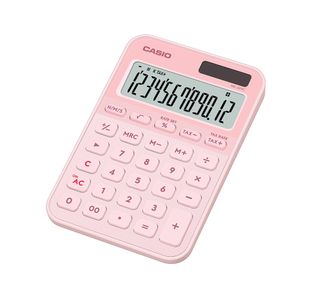 Casio Ms-20Yc Mini Desk Calc Lt Pink