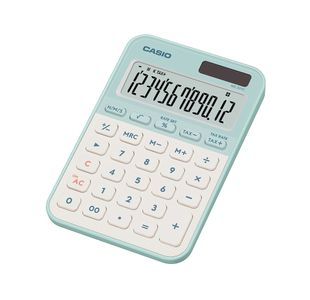 Casio Ms-20Yc Mini Desk Calc Lt Grn