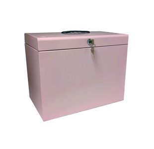 Cathedral File Box + 5 Files A4 Pink