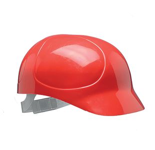 S19 Reduced Peak Bump Cap Red