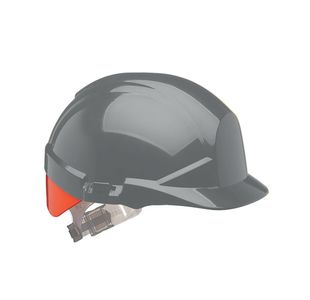 Reflex S/R Saf Helmet Org Flash Grey