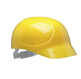 S19 Reduced Peak Bump Cap Yellow