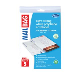Mail Bag Polt Env X5 White S Pk10