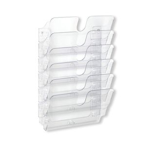 Durable Lcap Lit Holder A4 Clr Pk6