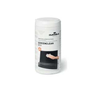 Durable Screenclean Box Wipes Pk100