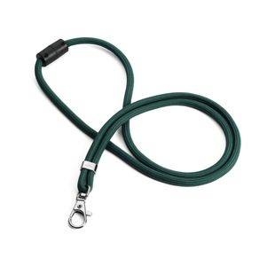 Durable Fabric Lanyard Green Pk10