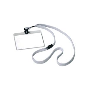 Durable Name Badge Txtle Lanyrd Pk10