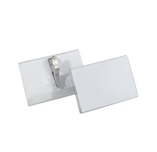 Durable Crocodile Name Badge 54X90Mm