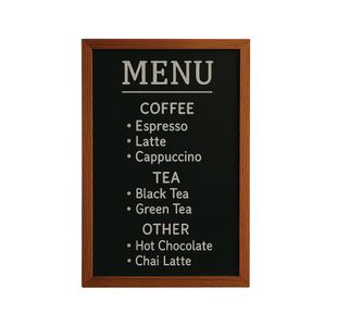 Wall Mount Chalkboard 600X800Mm Tea
