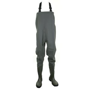 Dunlop Pvc Chest Wader 1 Pair Grn 7