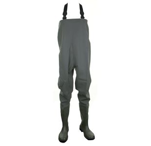 Dunlop Pvc Chest Wader 1 Pair Grn 8