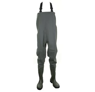 Dunlop Pvc Chest Wader 1 Pair Grn 11