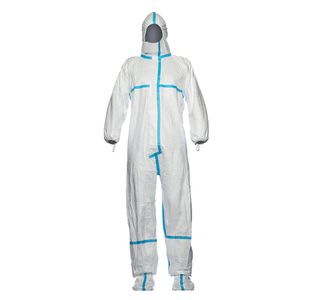 Tyvek 600 Coverall+ With Socks Wht S