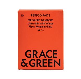 Organic Bamboo Medium Pads Pk10