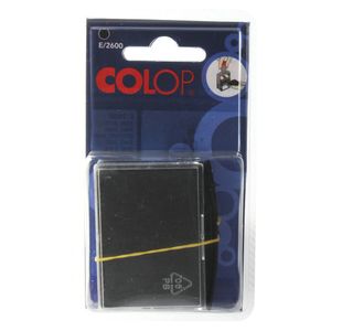 Colop E/2600 Repl Ink Pad Black Pk2