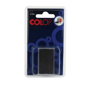 Colop E/200 Repl Ink Pad Black Pk2