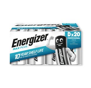 Energizer Max Plus D Battery Pk20
