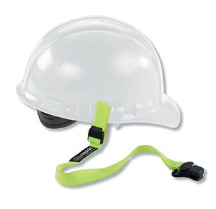 Elastic Hard Hat Lanyard-Clamp Ylw