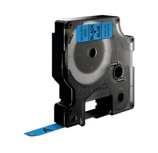 Dymo D1 Labelmaker Tape 9Mm Blk/Blu