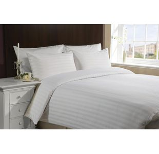 Vl Satin Stripe Duvet Set Dbl Pk10